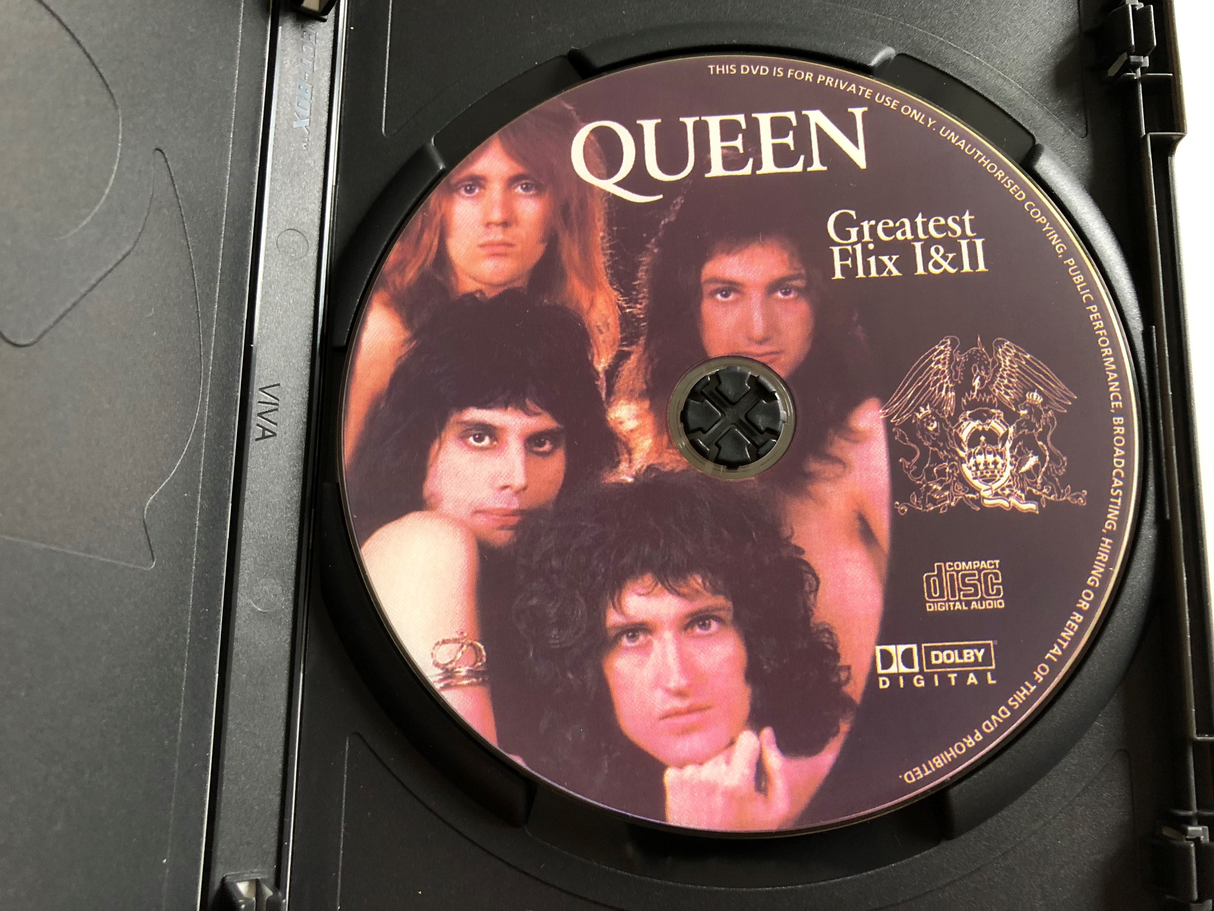 Queen DVD 1991 Greatest Flix I & II  1
